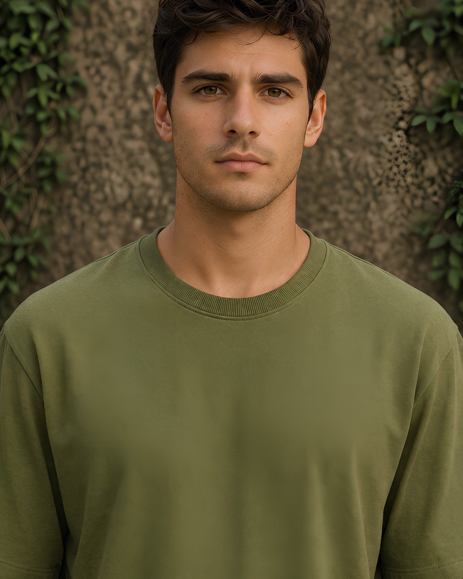 Botanical Panels Aesthetic Print - Oversized T-Shirt for Men