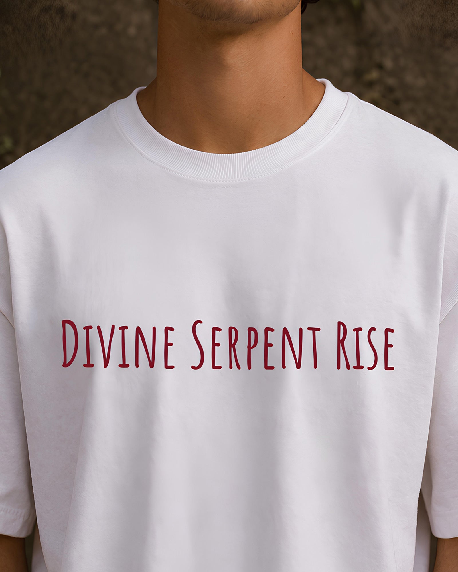 Celestial Guardian Aesthetic Print - Oversized T-Shirt for Men