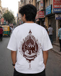 Chronoscape Aesthetic Print - Oversized T-Shirt for Men