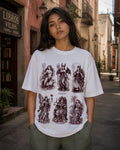 Crowning the Arcana Aesthetic Print - Oversized T-Shirt for Women