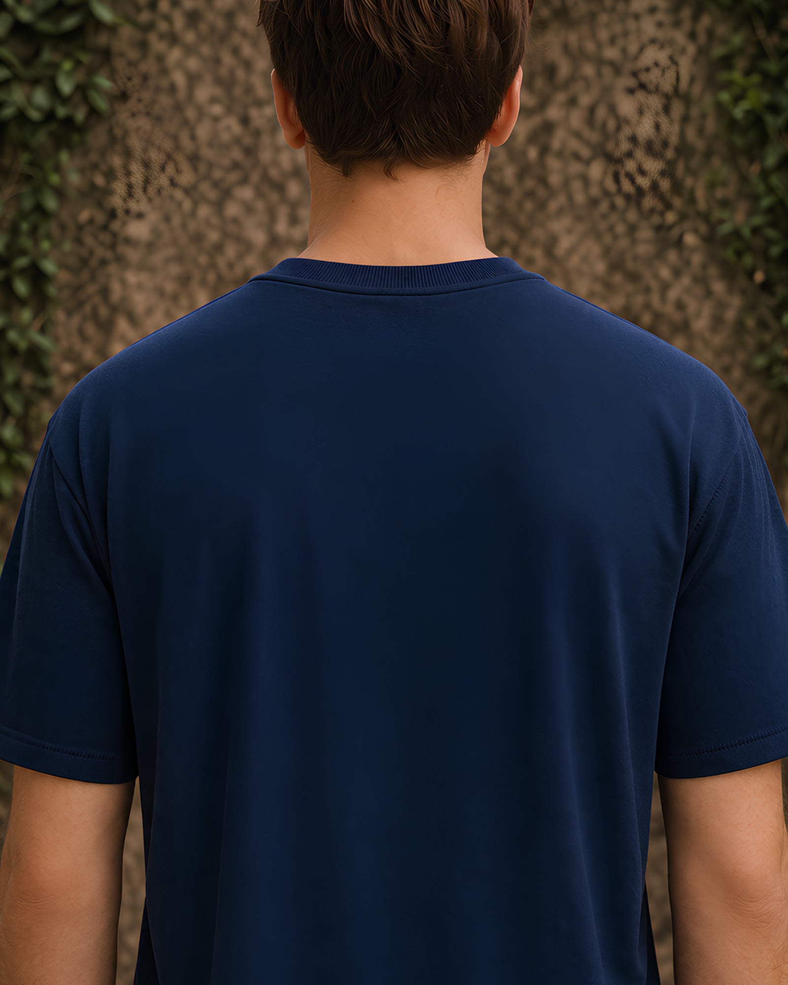 Ethereal Embrace Aesthetic Print - Oversized T-Shirt for Men