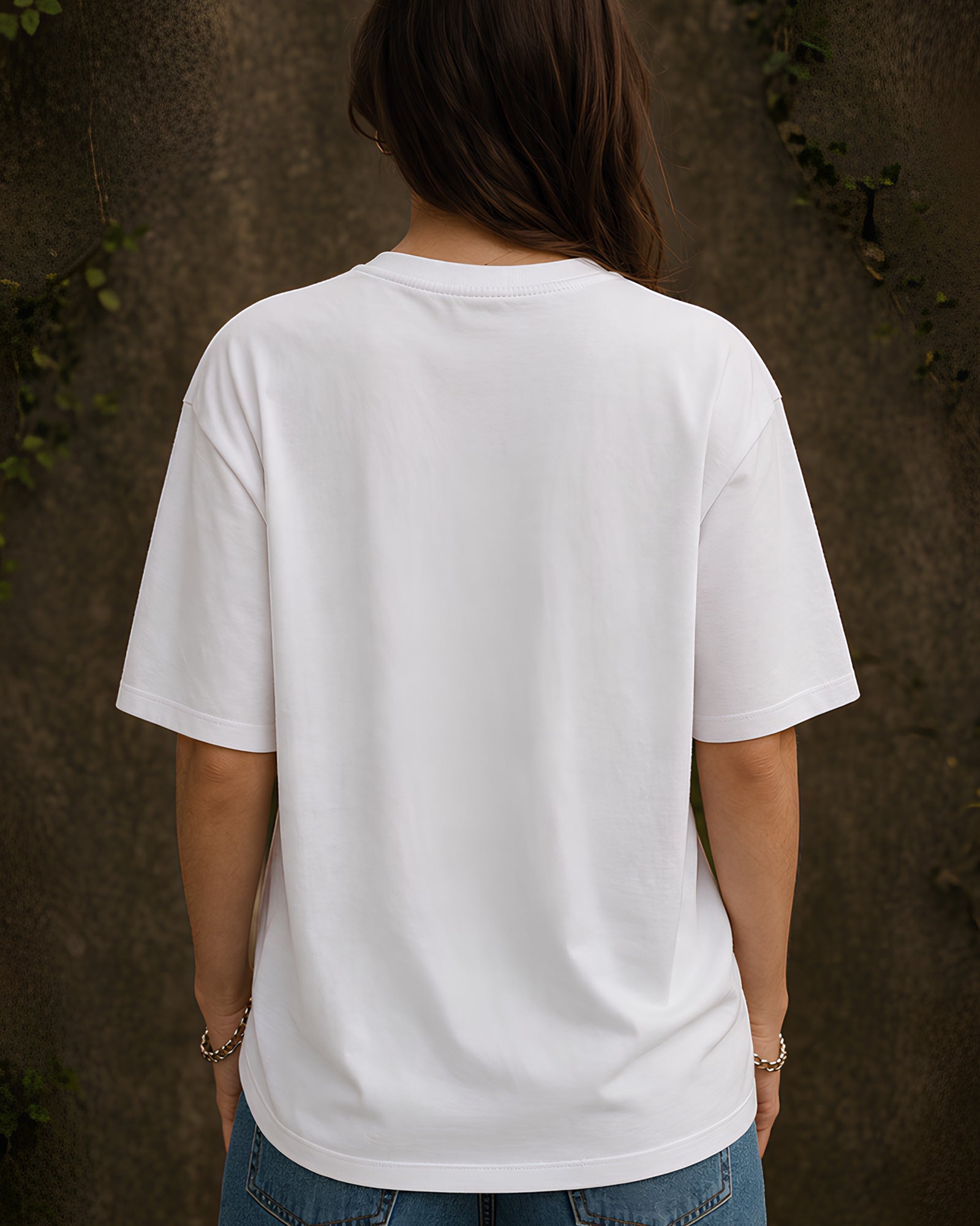 Flora & Fae Aesthetic Print - Oversized T-Shirt for Women