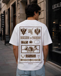 Heraldic Archive Aesthetic Print - Oversized T-Shirt for Men