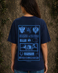Heraldic Archive Aesthetic Print - Oversized T-Shirt for Women