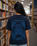 Imperial Sigil Aesthetic Print - Oversized T-Shirt for Women
