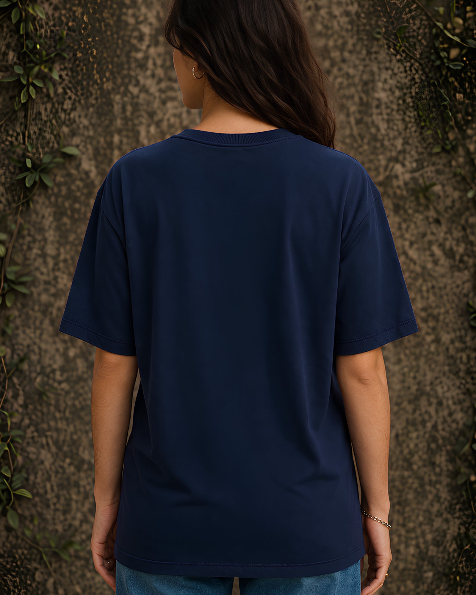 Inked Wings Aesthetic Print - Oversized T-Shirt for Women