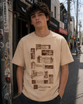 Legends of Crecy Aesthetic Print - Oversized T-Shirt for Men