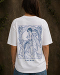 Lily Whisper Fairy Aesthetic Print - Oversized T-Shirt for Women
