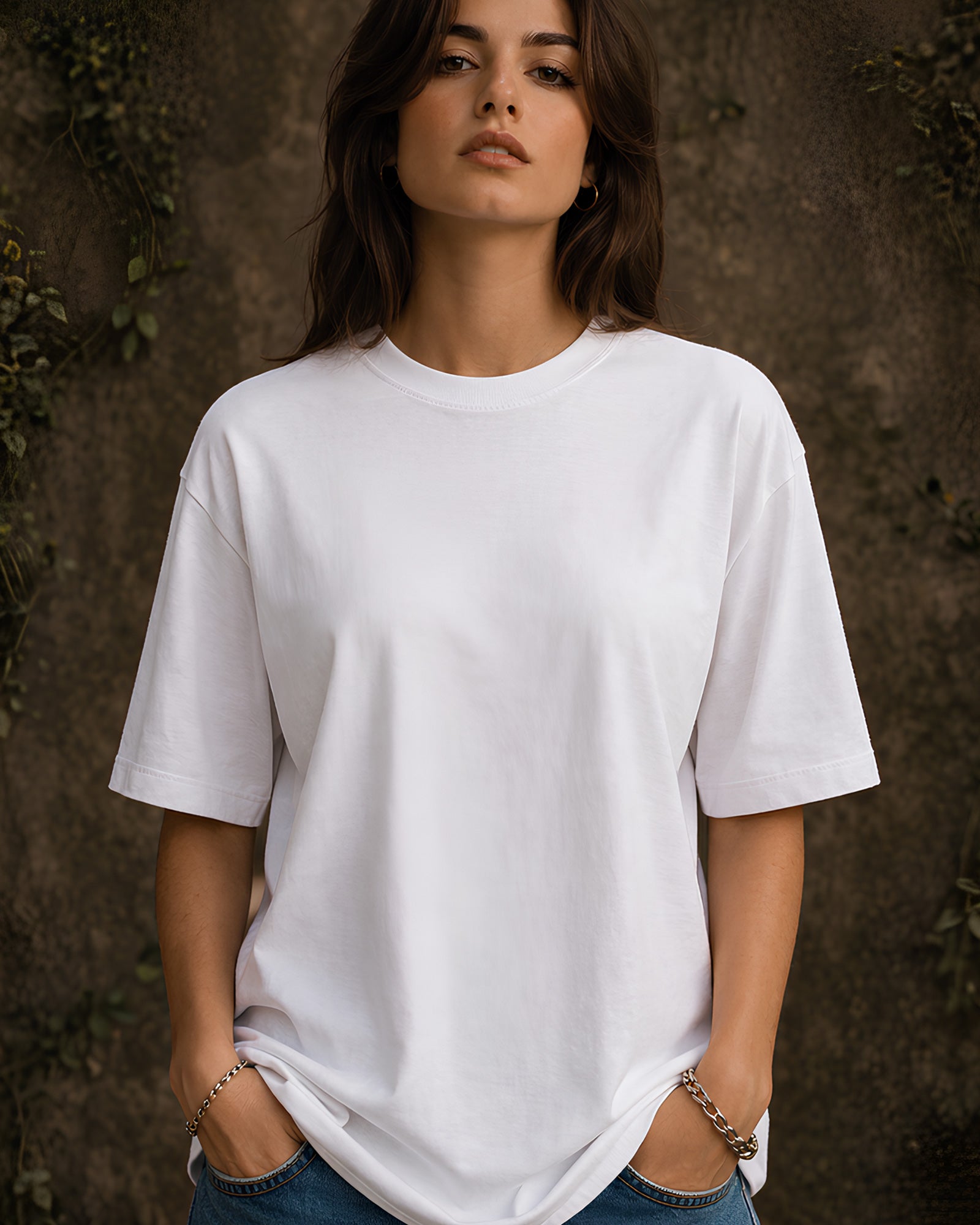 Lily Whisper Fairy Aesthetic Print - Oversized T-Shirt for Women