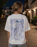 Lily Whisper Fairy Aesthetic Print - Oversized T-Shirt for Women