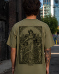 Lyra Divina Aesthetic Print - Oversized T-Shirt for Men