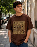 Magic Forest Aesthetic Print - Oversized T-Shirt for Men