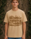 Maritime Seal Aesthetic Print - Oversized T-Shirt for Men