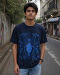 Ornate Weaver Aesthetic Print - Oversized T-Shirt for Men