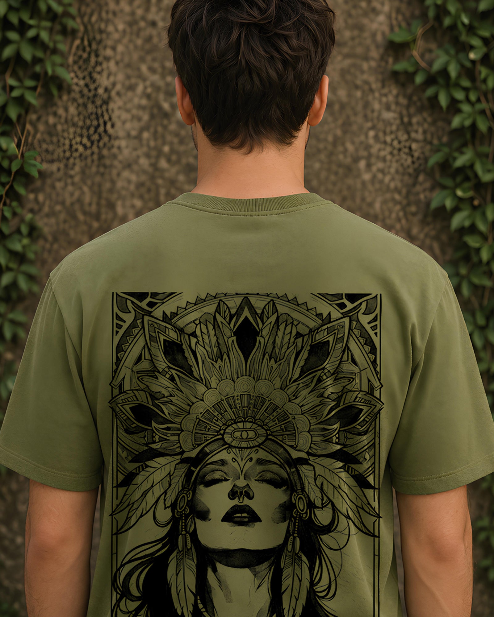 Queen of Essence Aesthetic Print - Oversized T-Shirt for Men