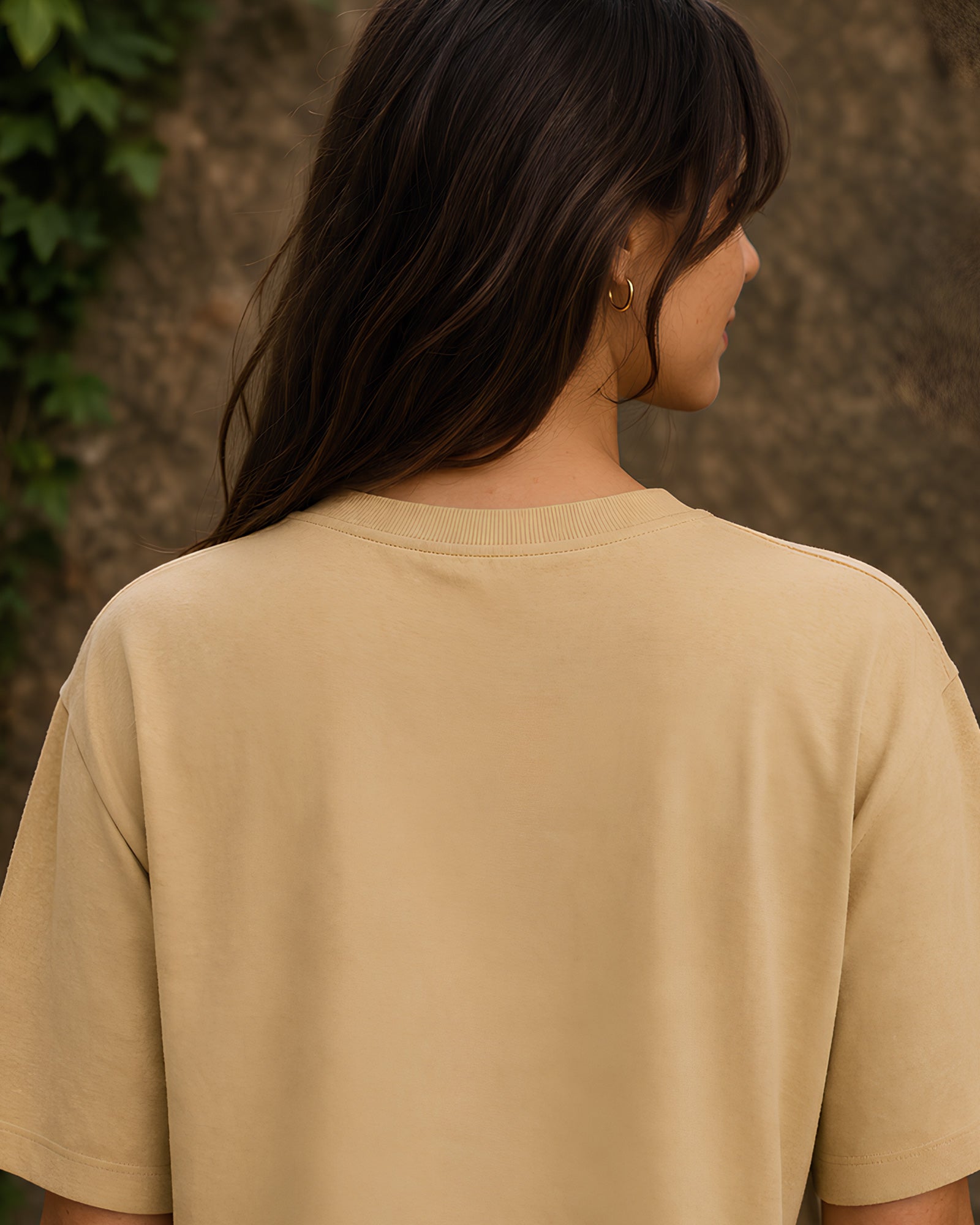 Regal Swarm Aesthetic Print - Oversized T-Shirt for Women