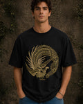 Rise of the Firebird Aesthetic Print - Oversized T-Shirt for Men