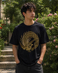 Rise of the Firebird Aesthetic Print - Oversized T-Shirt for Men