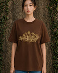 Sacred Knights Aesthetic Print - Oversized T-Shirt for Women