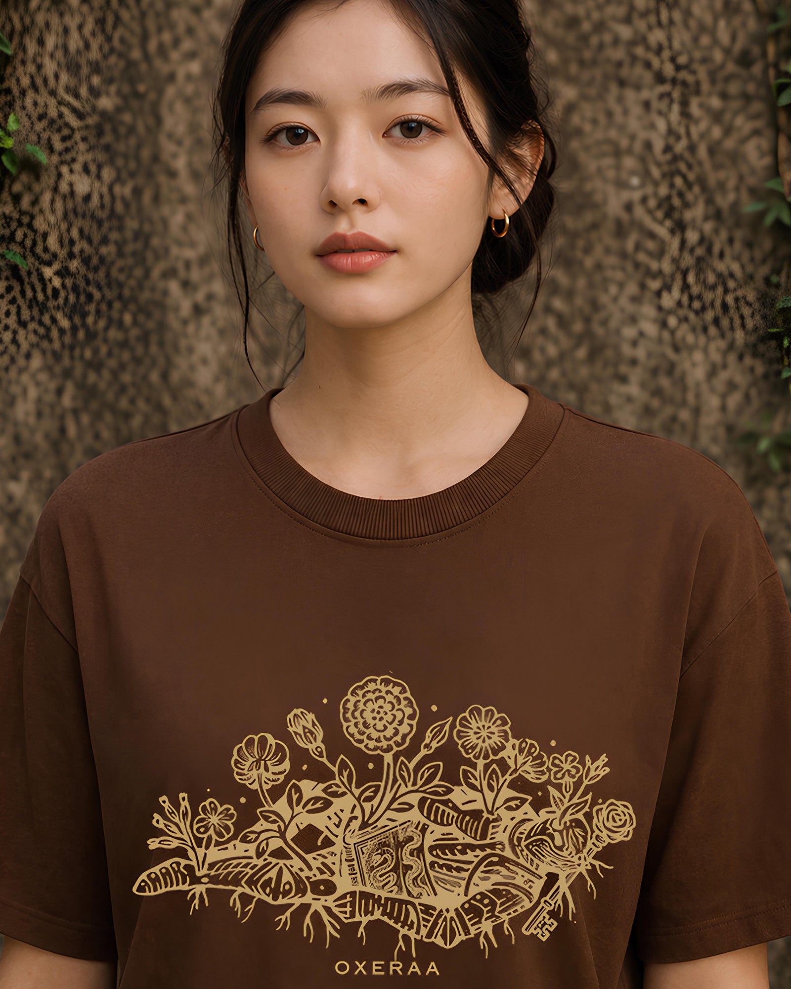 Sacred Knights Aesthetic Print - Oversized T-Shirt for Women