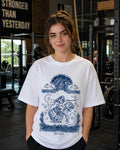 Spear of the Night Aesthetic Print - Oversized T-Shirt for Women
