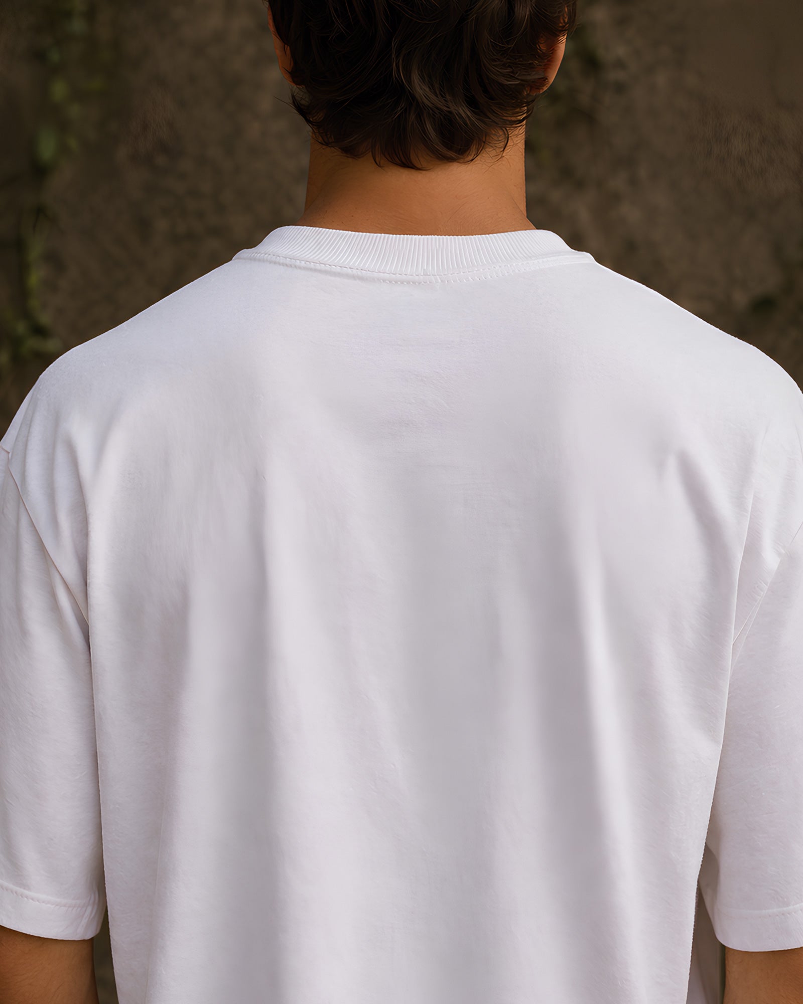 Stone & Spire Aesthetic Print - Oversized T-Shirt for Men