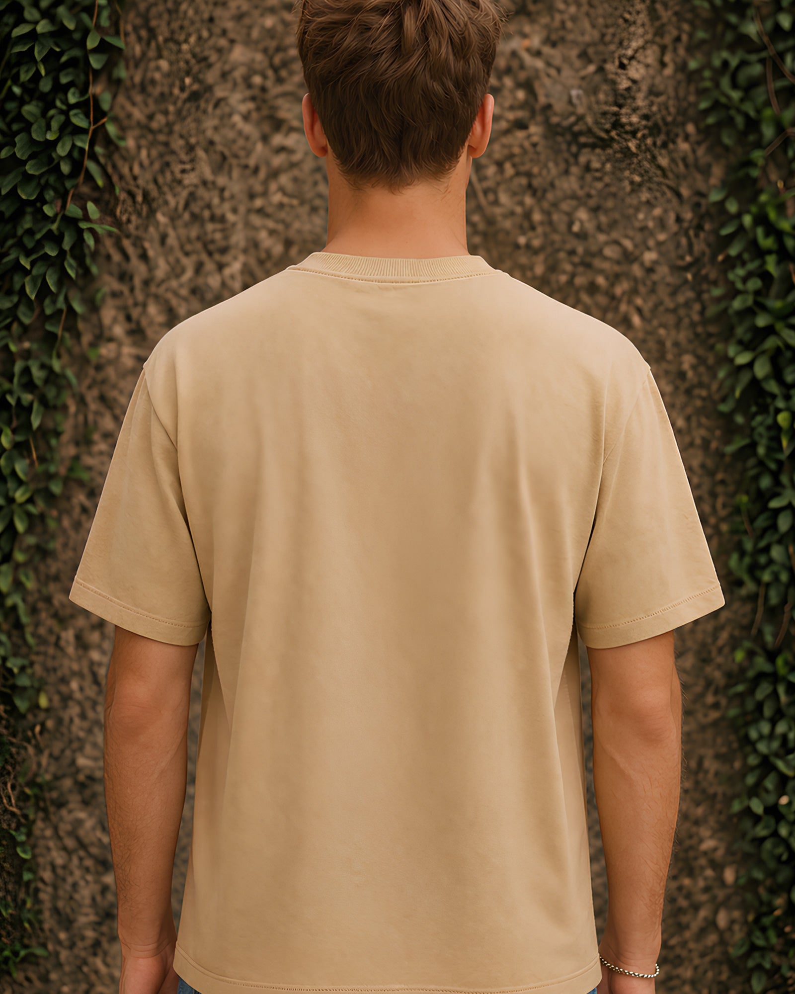 Streets of Europe Aesthetic Print - Oversized T-Shirt for Men