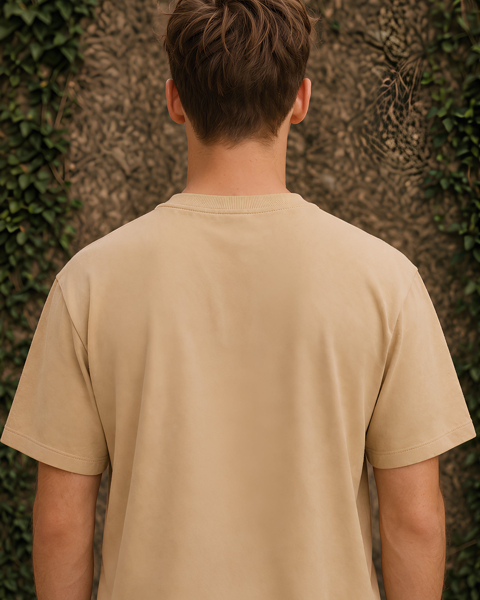 Streets of Europe Aesthetic Print - Oversized T-Shirt for Men