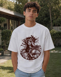 Sylvara Aesthetic Print - Oversized T-Shirt for Men
