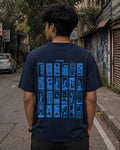 The Block Chronicle Aesthetic Print - Oversized T-Shirt for Men