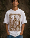 The Divine Queen Aesthetic Print - Oversized T-Shirt for Men