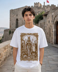 The Divine Queen Aesthetic Print - Oversized T-Shirt for Men