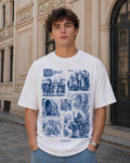 The Dragon’s Keep Aesthetic Print - Oversized T-Shirt for Men