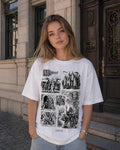 The Dragon’s Keep Aesthetic Print - Oversized T-Shirt for Women
