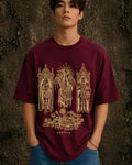 The Last Oath Aesthetic Print - Oversized T-Shirt for Men