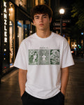 The Nouveau Beauty Aesthetic Print - Oversized T-Shirt for Men