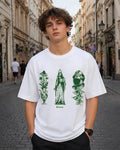 The Void Knight Aesthetic Print - Oversized T-Shirt for Men