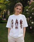 The Void Knight Aesthetic Print - Oversized T-Shirt for Women