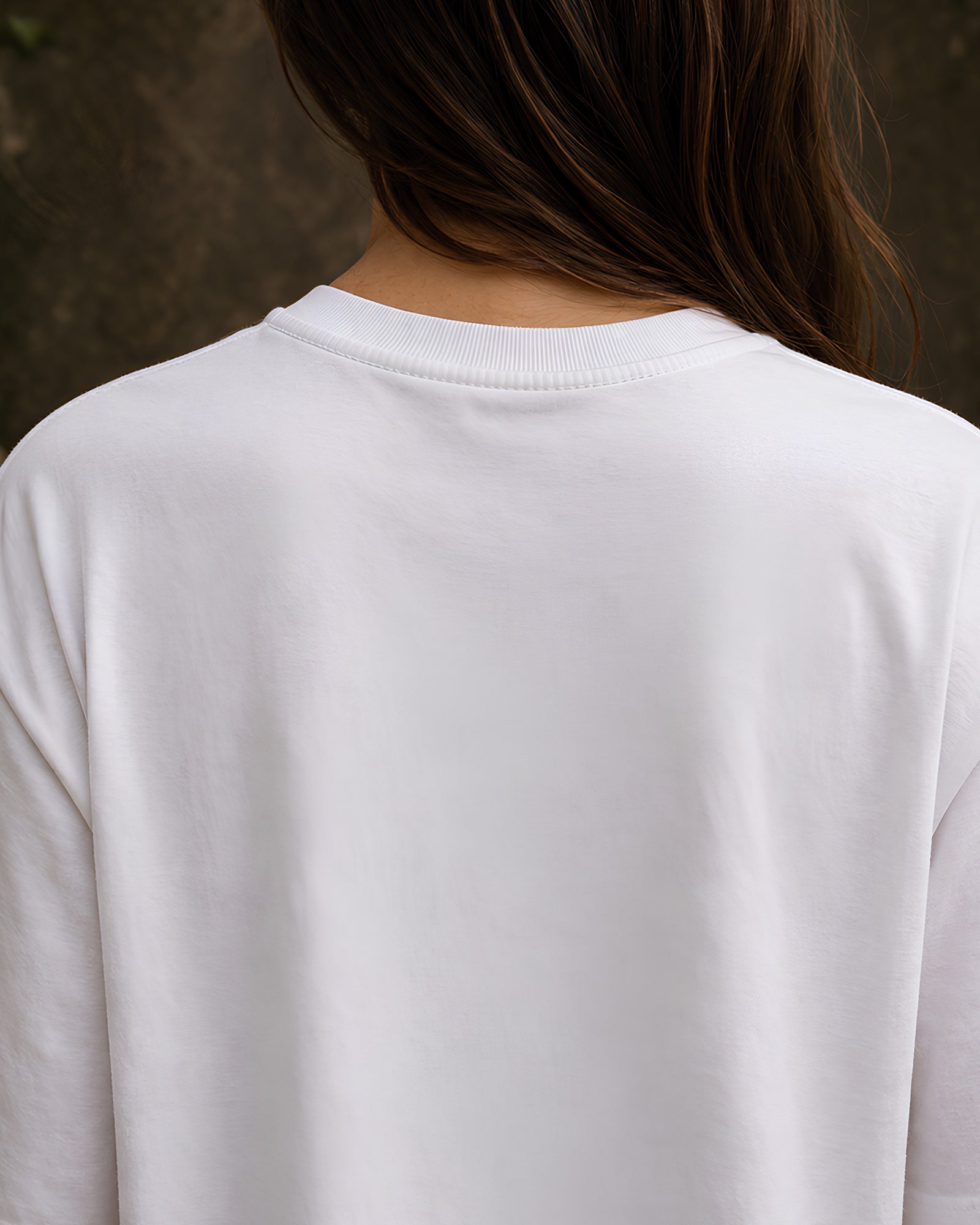 Warrior Aesthetic Print - Oversized T-Shirt for Women