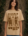 Warrior Codex Aesthetic Print - Oversized T-Shirt for Women