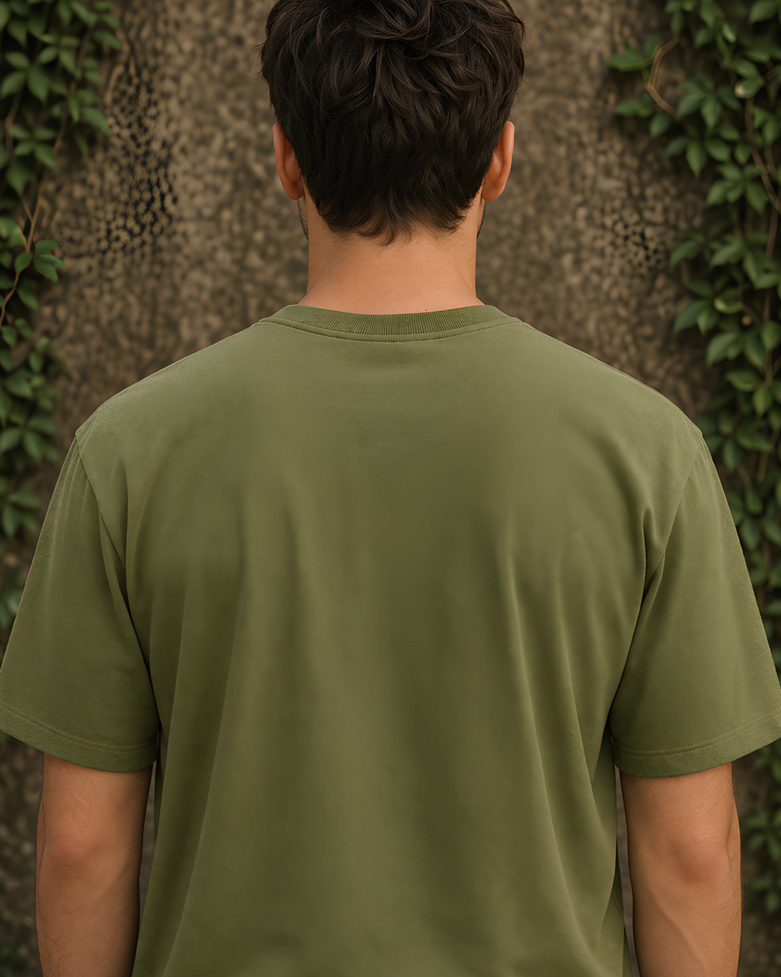 Whispering Tower Aesthetic Print - Oversized T-Shirt for Men